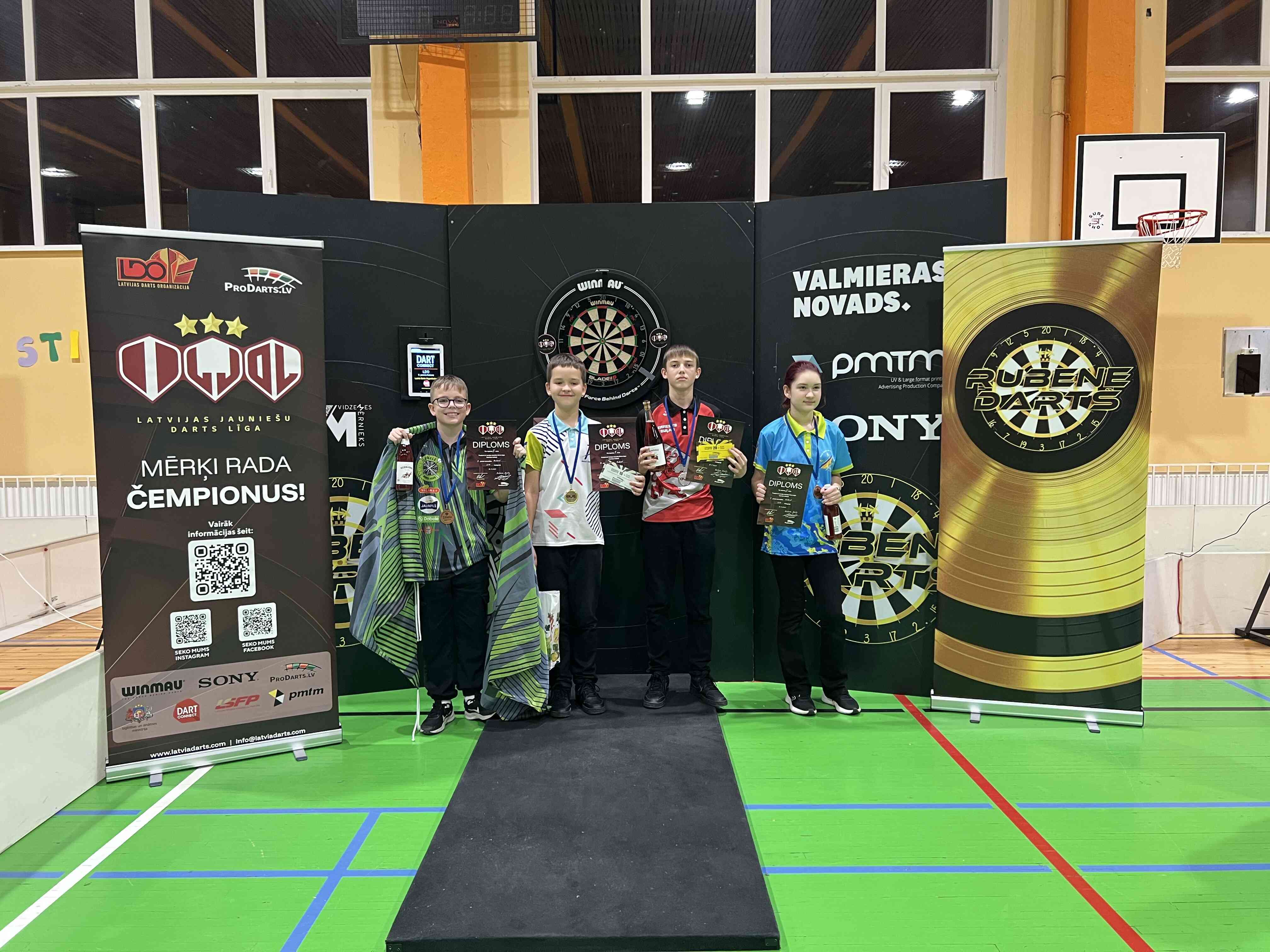 Latvijas Jauniešu Darts līgas 9. posms Rubenē