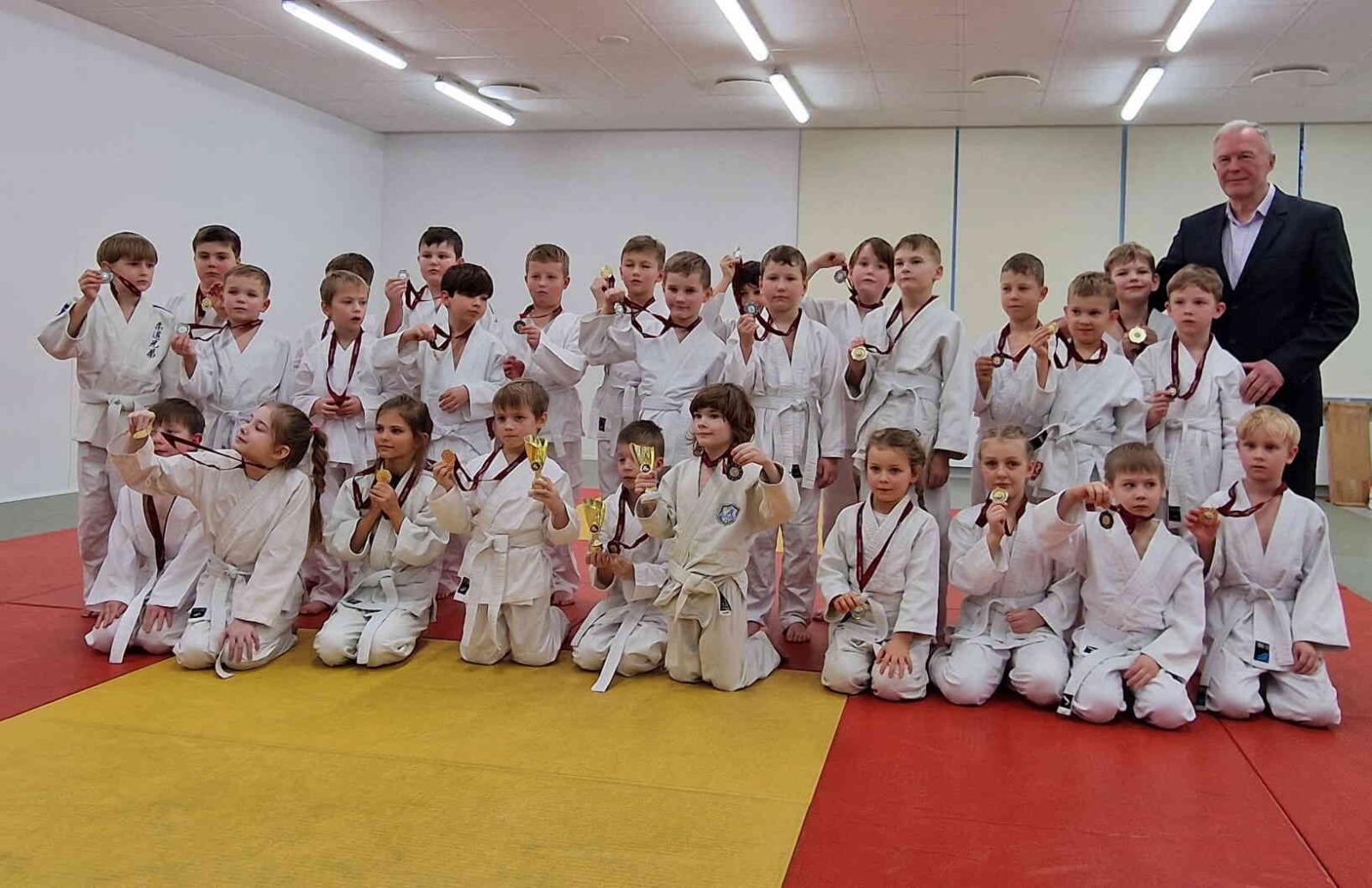 Džudo pulciņa iesācēju sacensības “Atklātais paklājs”
