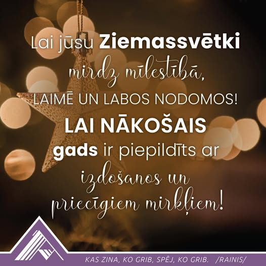 Priecīgus Svetkus!