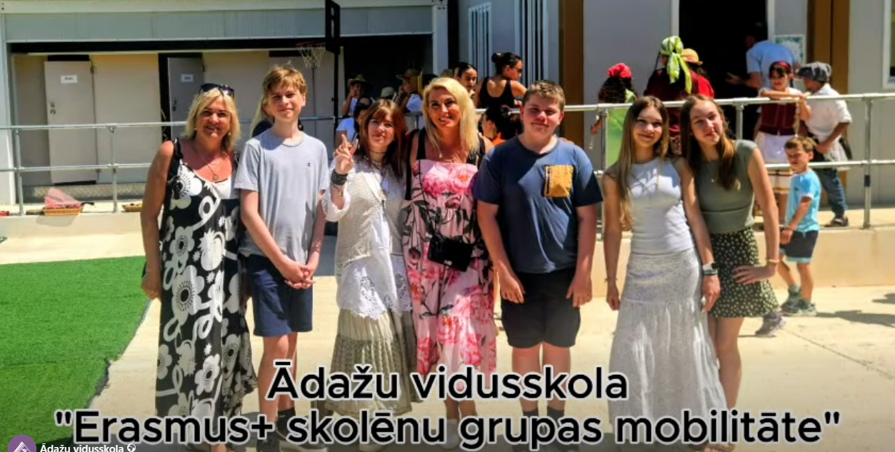 Ādažu vidusskolas 7.E klases skolēni Erasmus+ mobilitātes projekta ietvaros viesojās Maltā, Kerčemā