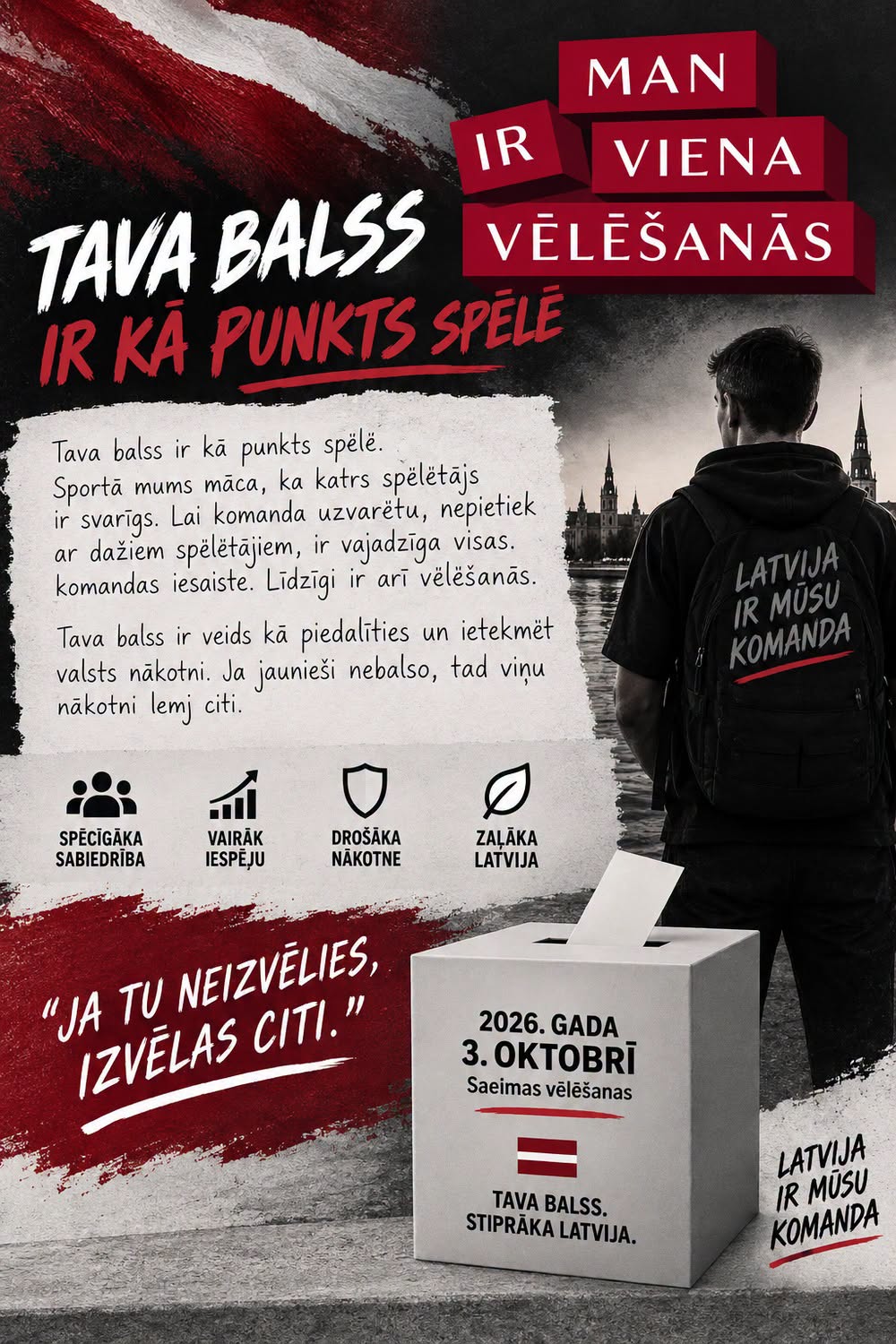“Man ir viena vēlēšanās”